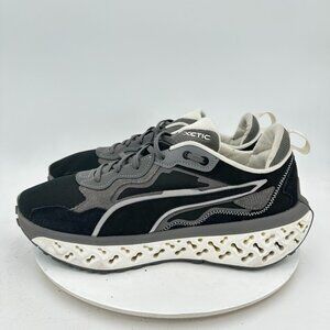 Puma Xetic Sculpt Premium Low Men Size 12 307421-01 Black Grey Athletic Shoes